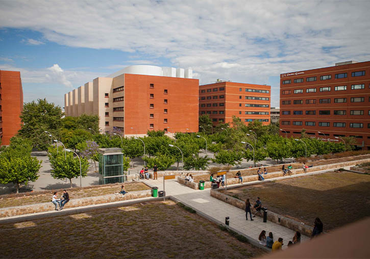 Campus de Tarongers de la Universitat de València.